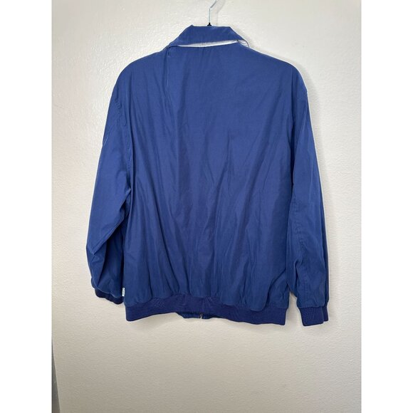 Mulberry Street Mens Blue Lightweight Jacket XL Polyester Blend Zip-Up‎ collared - Picture 7 of 8